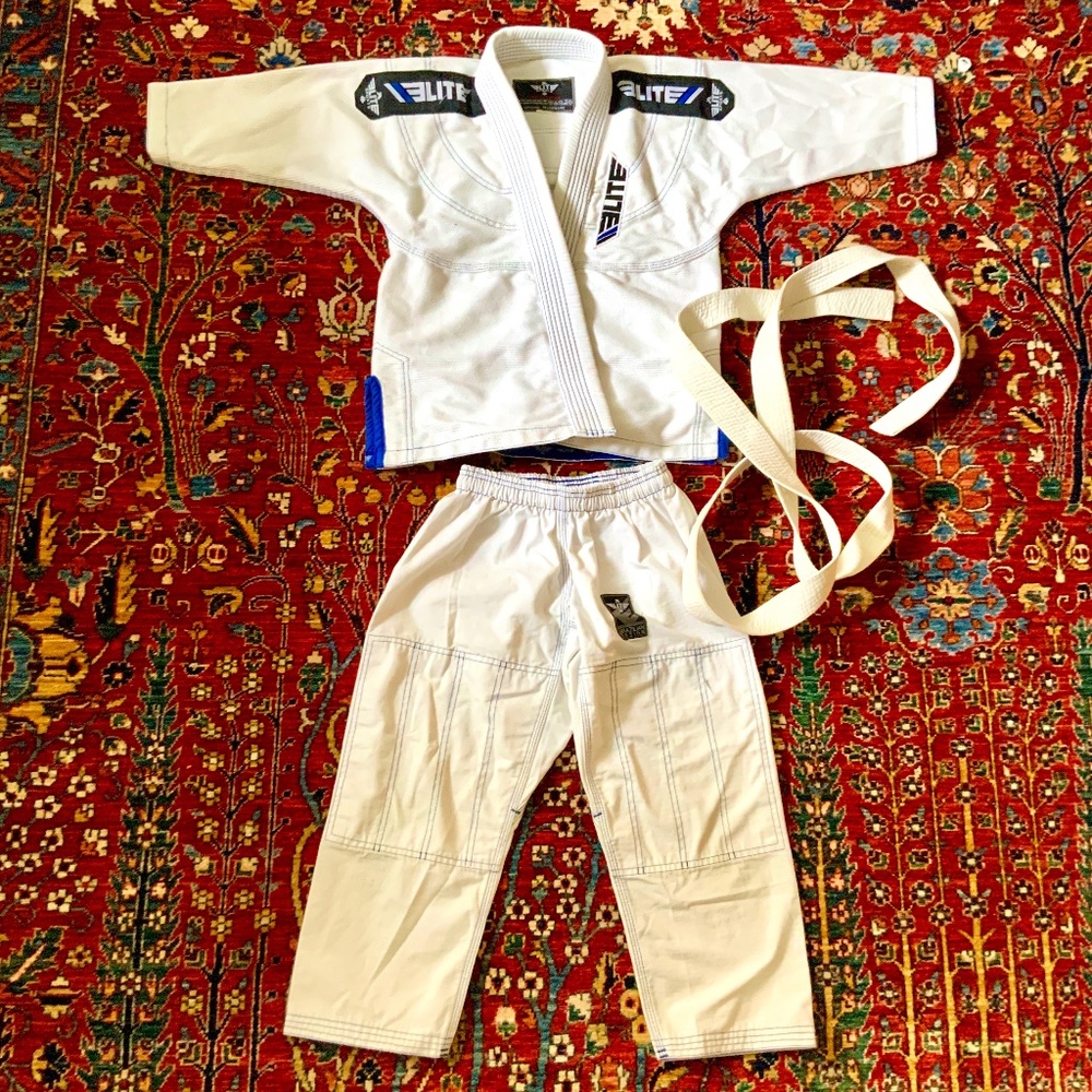 Kids Unisex Boys Girls Judo Jiu Jitsu GI - size CO